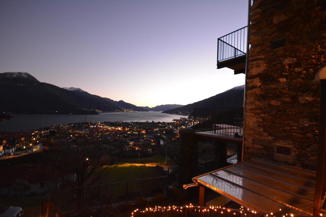 Casa Di Campagna Rosina Con Piscina E Vista Lago Gravedona Dış mekan fotoğraf