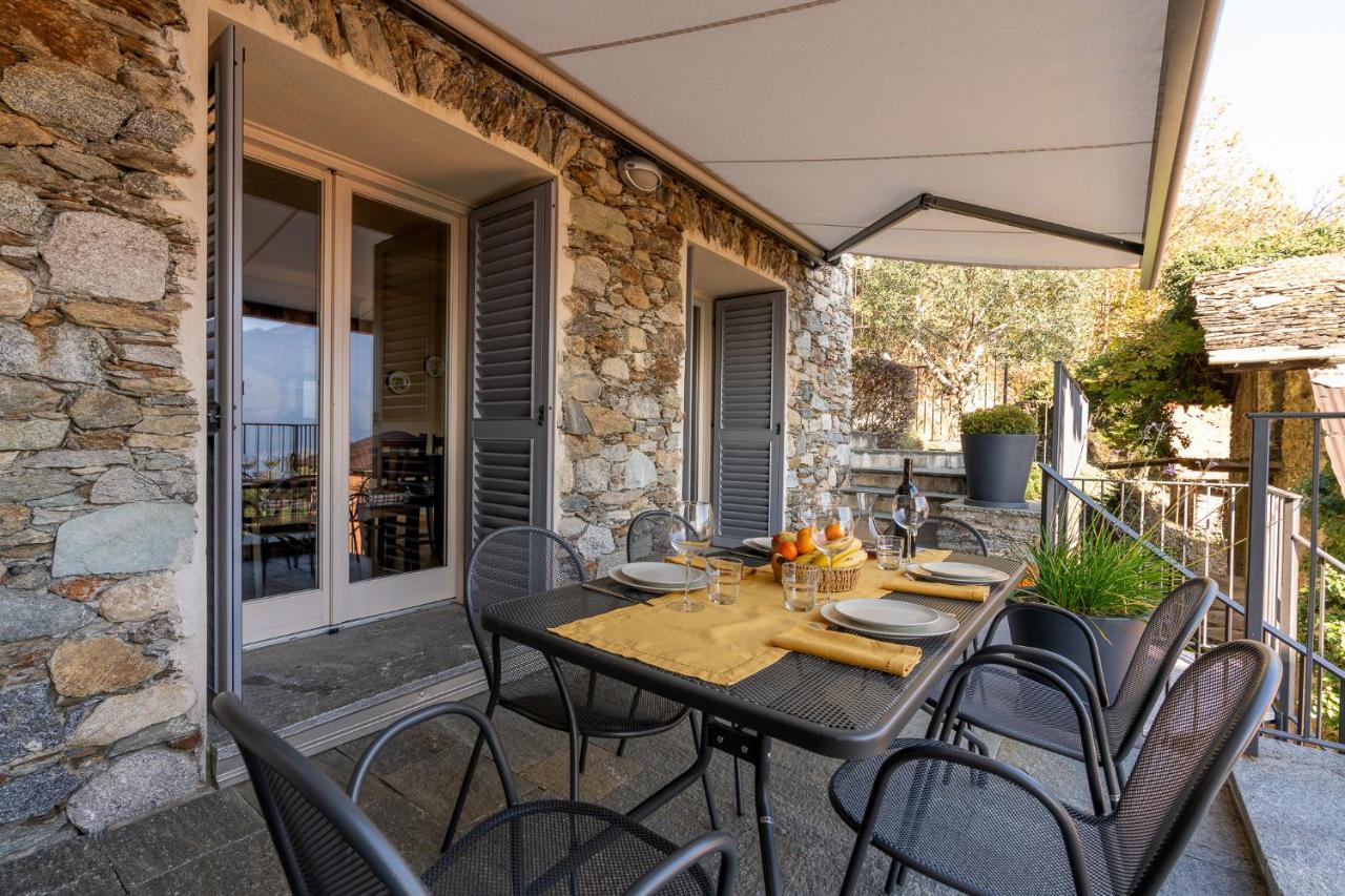 Casa Di Campagna Rosina Con Piscina E Vista Lago Gravedona Dış mekan fotoğraf