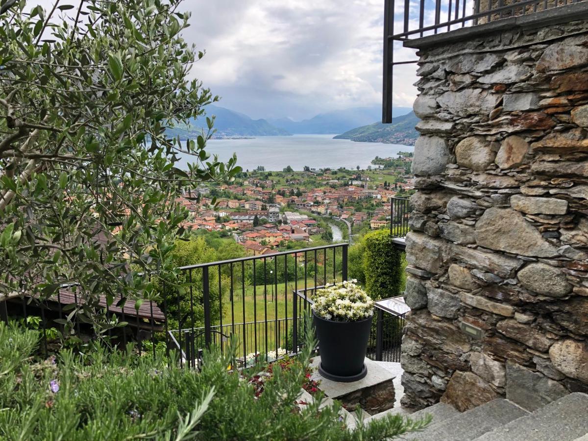 Casa Di Campagna Rosina Con Piscina E Vista Lago Gravedona Dış mekan fotoğraf